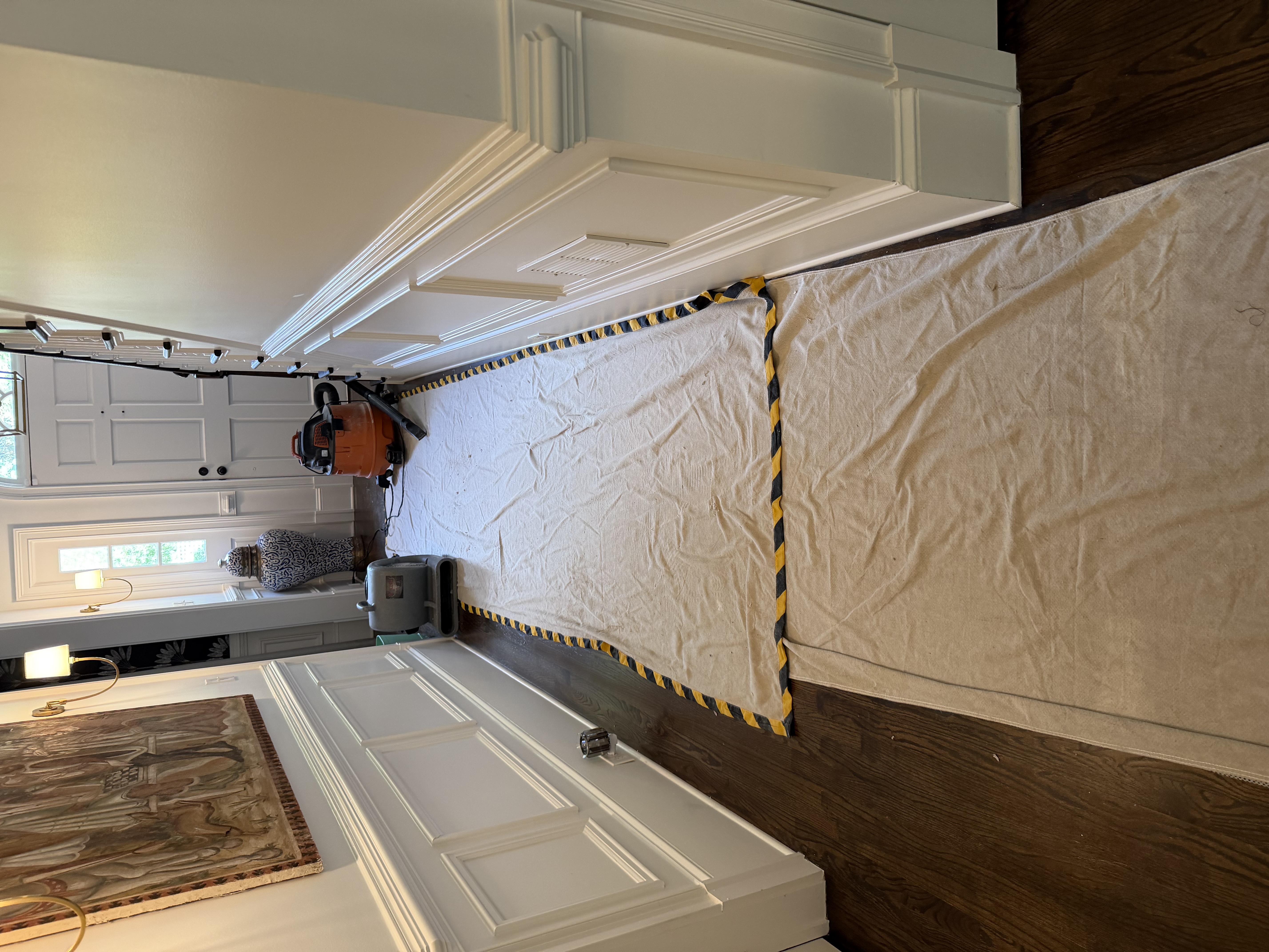 Water damage prep and mitigation