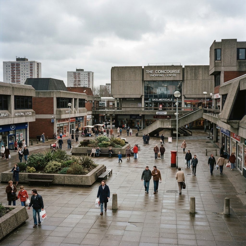 Skelmersdale town centre and shopping precinct