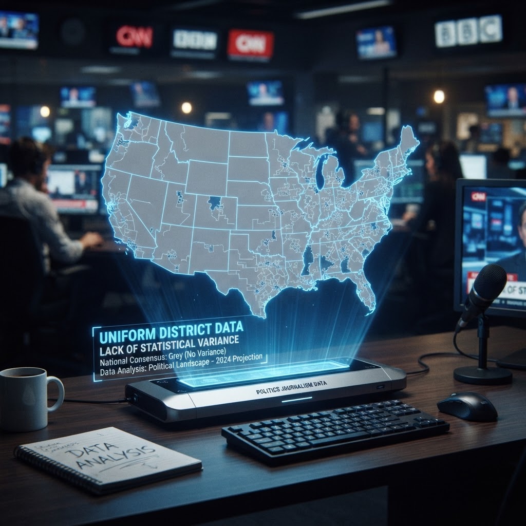 Data analysts in Washington are identifying a 'clumping' effect in voting patterns that defy historical electoral behavior.