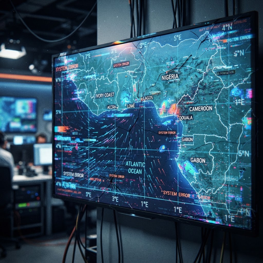 The 'ghosting' effect visible on terminal readouts suggests a fundamental instability in spatial rendering.