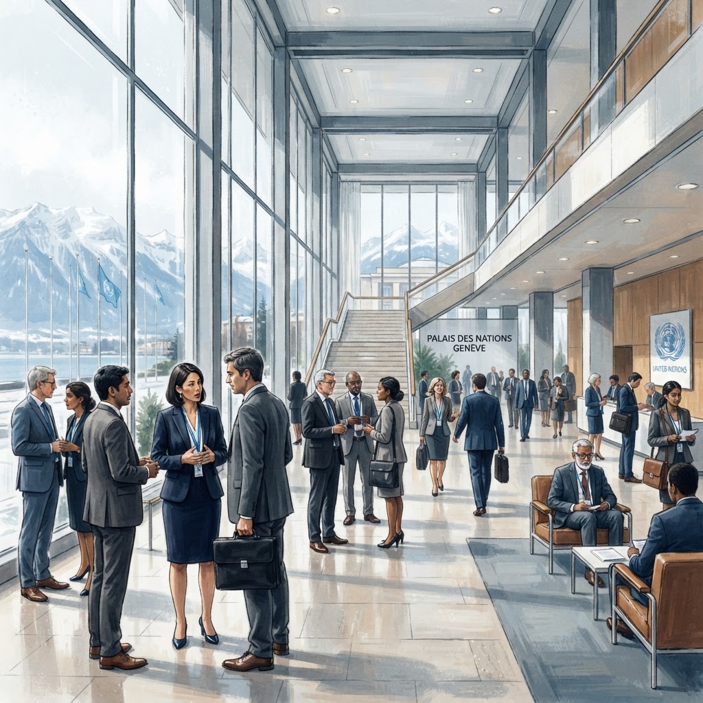 Diplomats gather in the quiet halls of Geneva to discuss the implications of the Vatican's official medical statements.