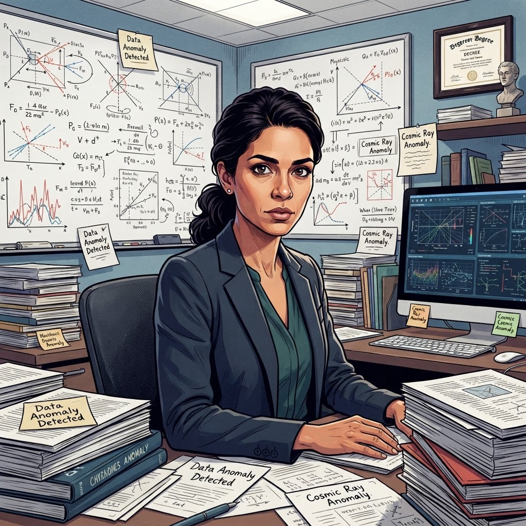Dr. Elena Vasquez argues that the consistency of the sensor variance confirms the existence of a scripted reality.