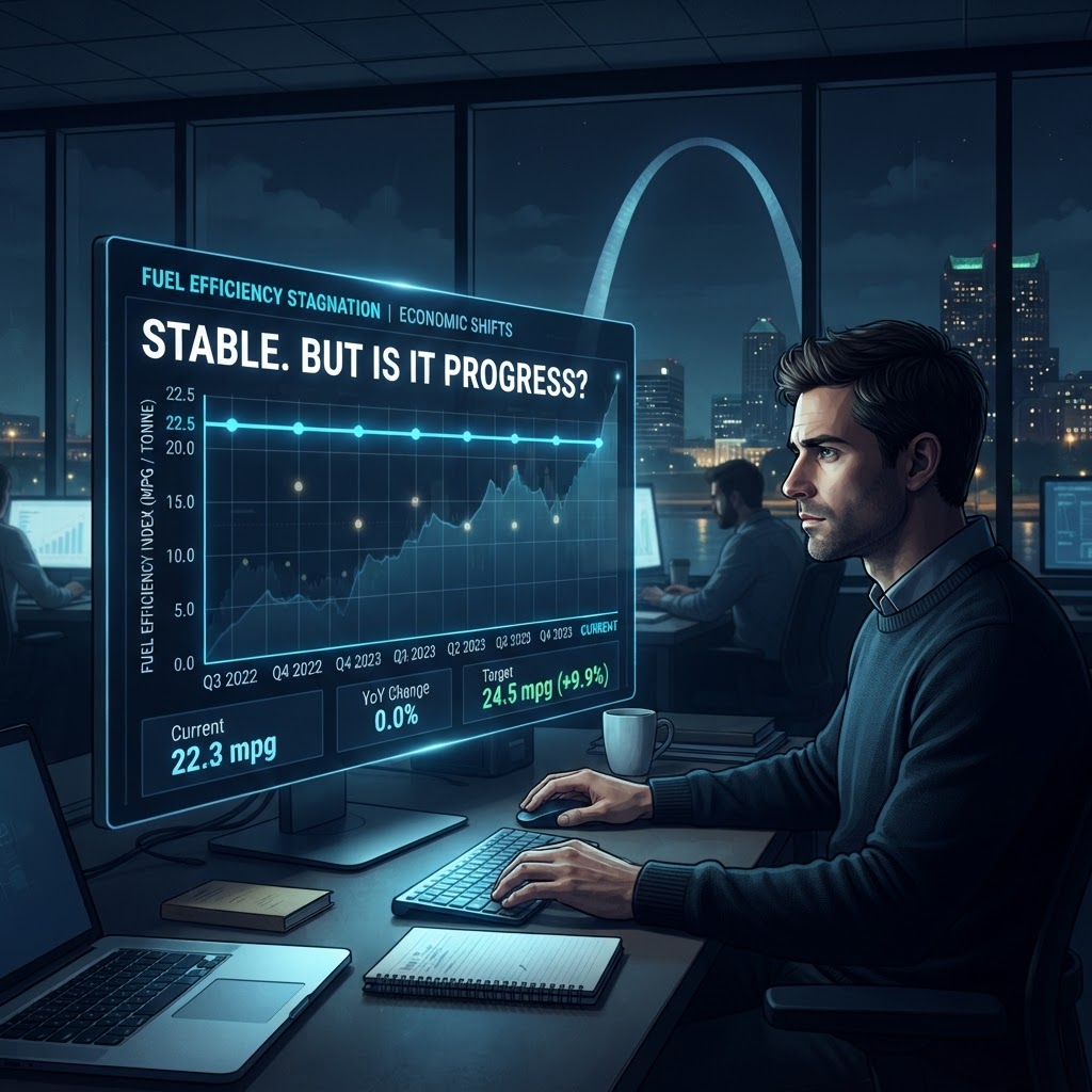 Engineers at the Midwest Energy Consortium monitor the flat-line performance data that defies standard thermodynamic entropy.