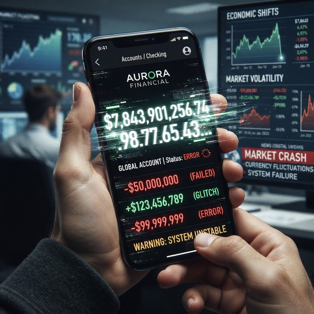 Local banking apps have begun to display non-standard digits, leading many to question the authenticity of their balances.