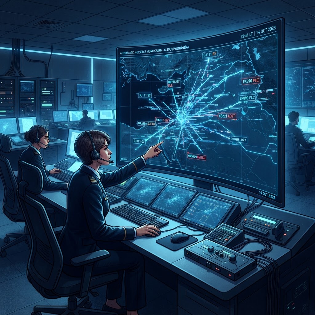 Amman Flight Control Logs Impossible 'Static' During Regional Conflict Surge