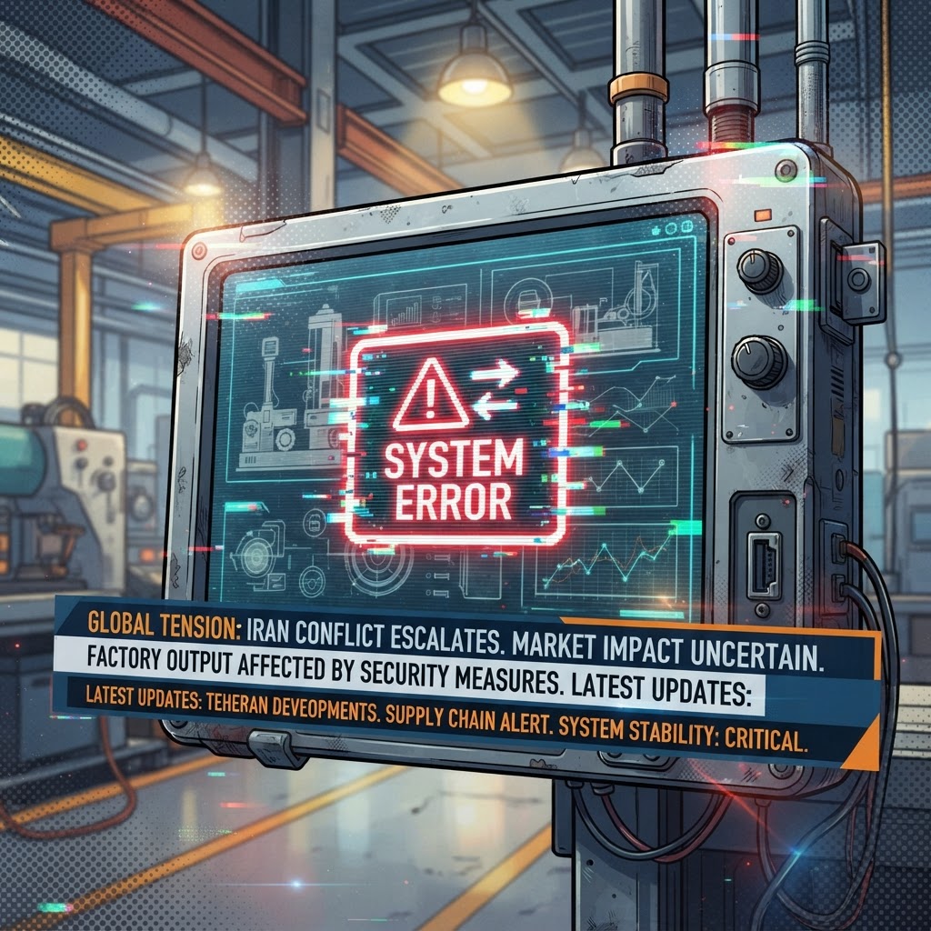The synchronization between factory server load and global news cycles has become undeniable to local IT staff.