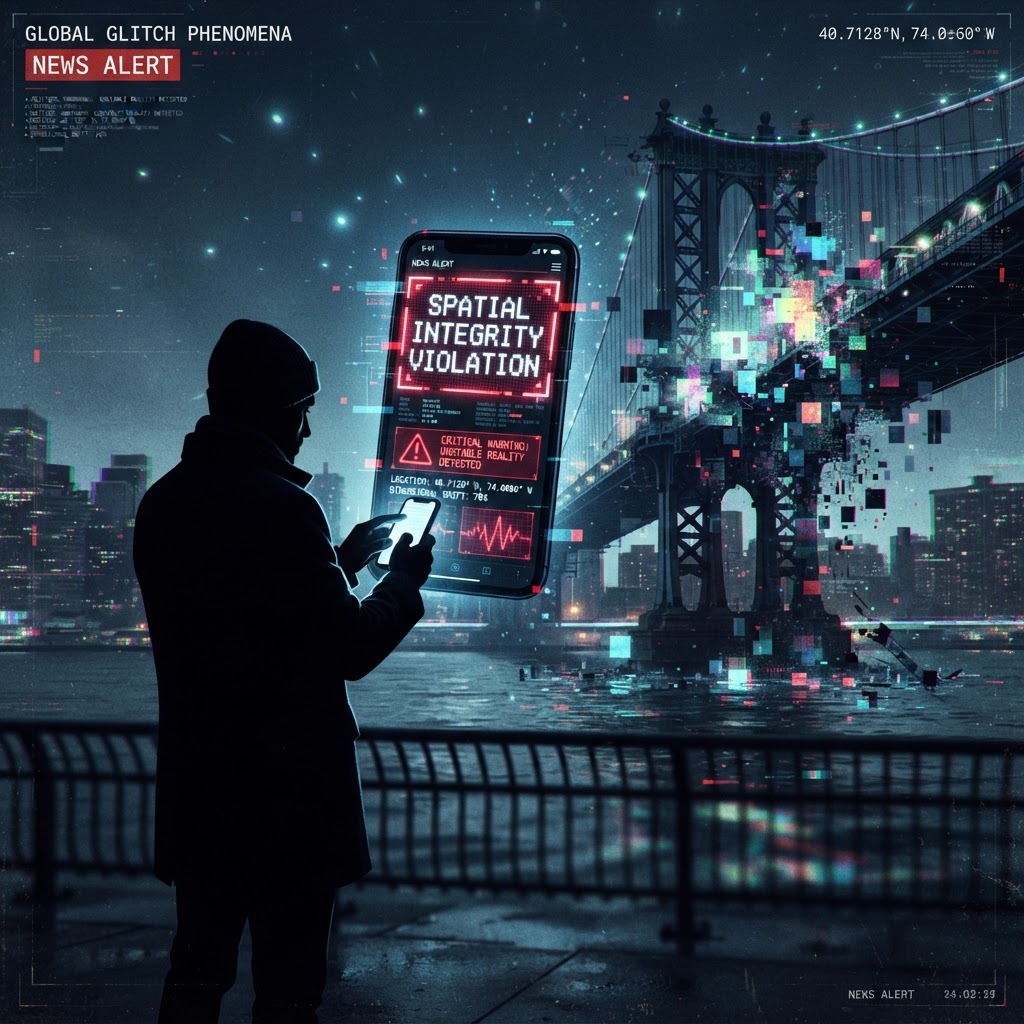 Personal devices in the vicinity of the bridge consistently trigger emergency error alerts during the anomalies.