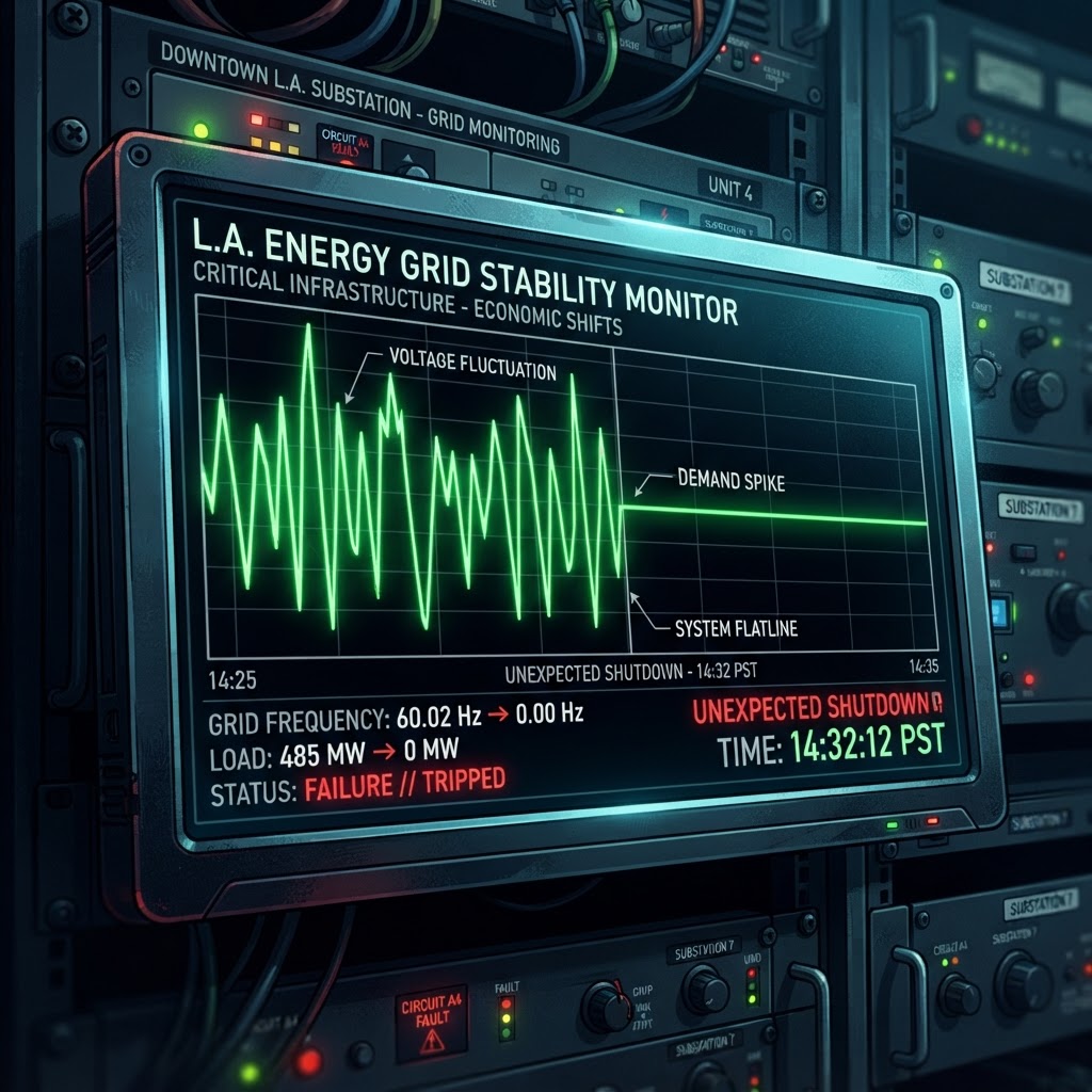 Data logs from a regional substation show a sudden, mathematically perfect leveling of energy distribution following the announcement of the trade deal.