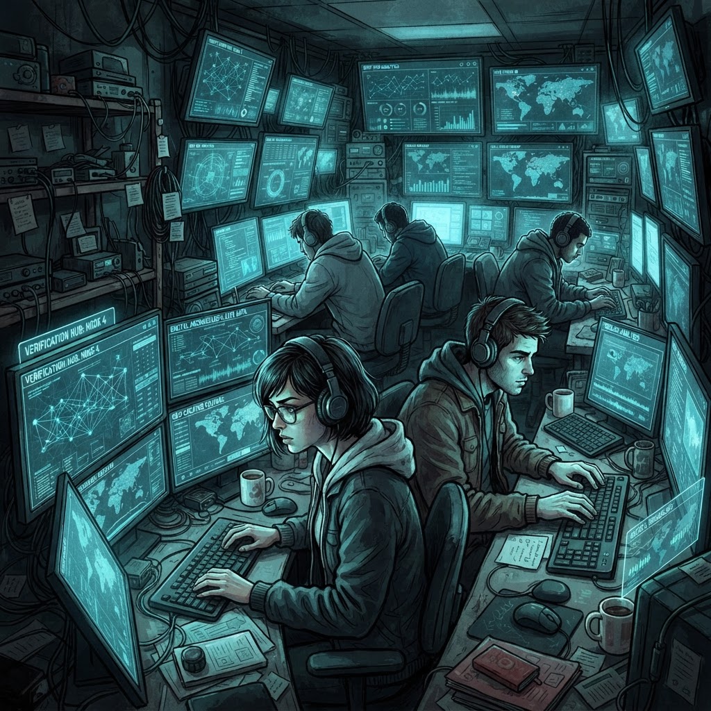The Crucible's intake floor, where the surge of post-Minneapolis breach data led to the initial professionalization of digital forensics.