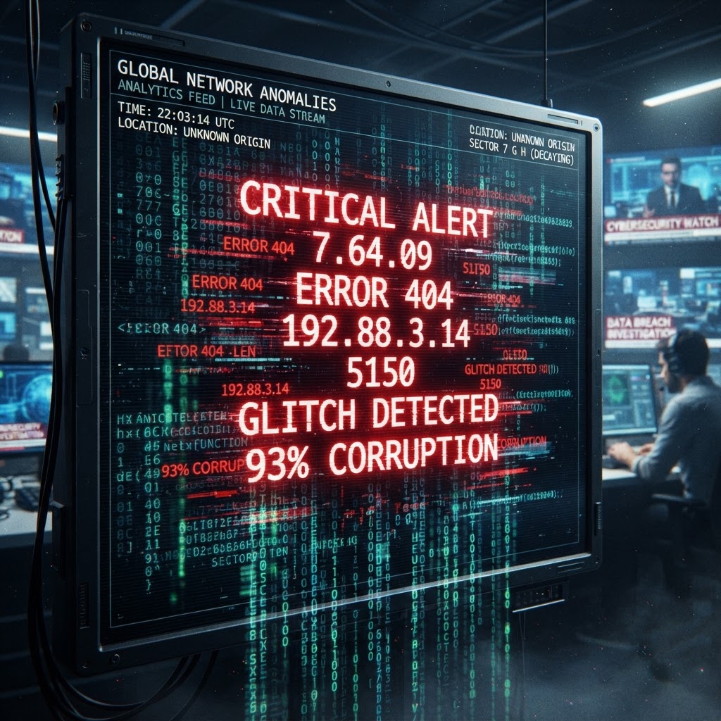 A fragment of the data logs that revealed the non-linear reporting discrepancies.