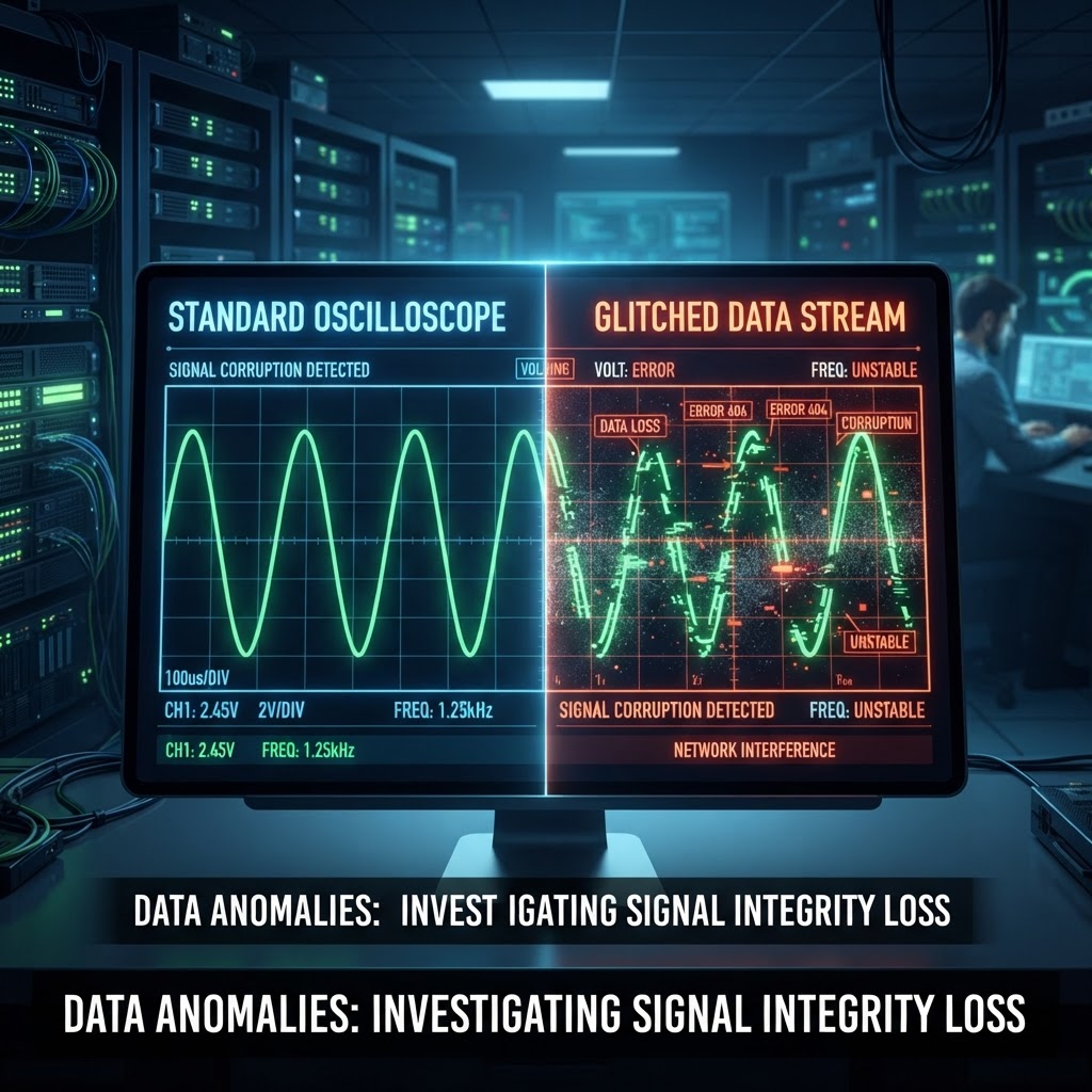Telemetry logs showing the 140-millisecond voids in energy generation data.
