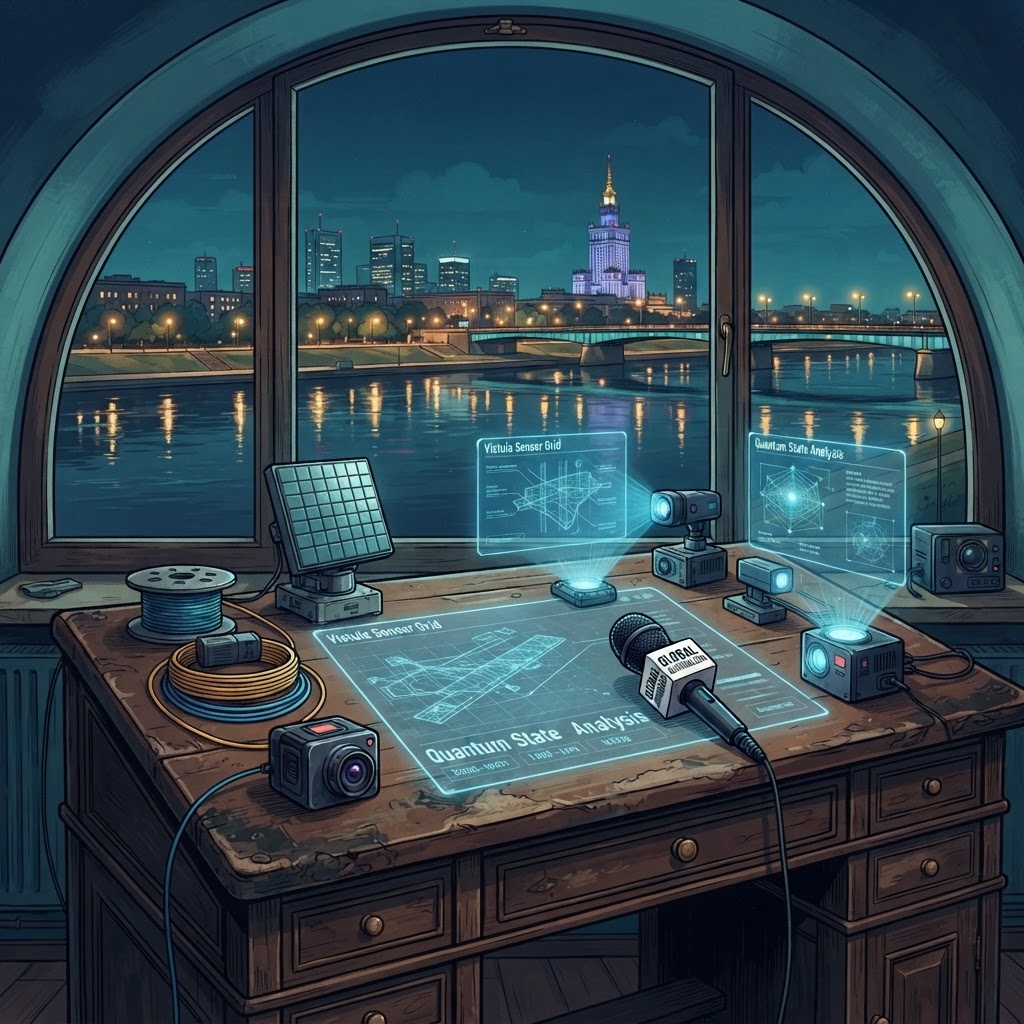 The Warsaw Institute laboratory serves as a quiet center for monitoring the anomalies that the wider world misinterprets as conventional military strategy.