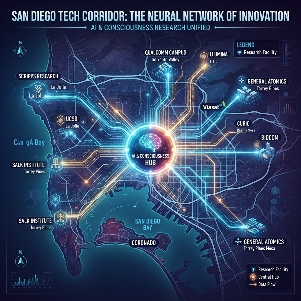 Visualization of the 'Resource Throttling' zones currently impacting San Diego’s technology sector.