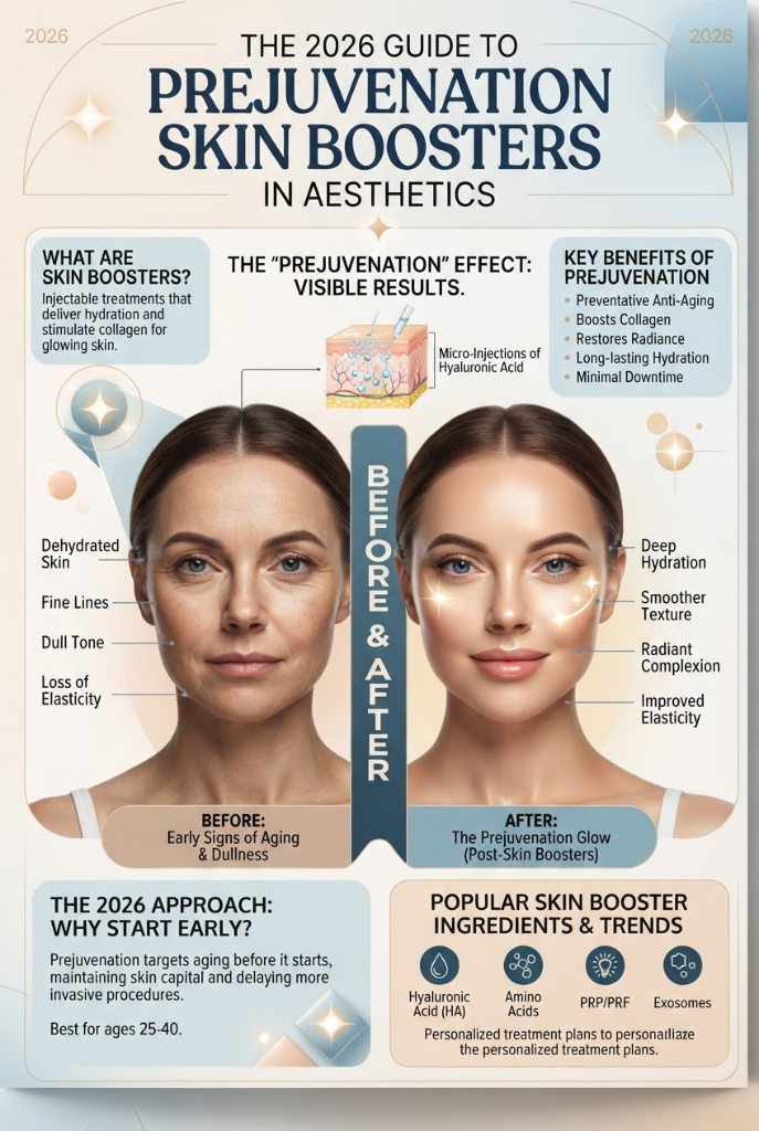 The 2026 Guide to Prejuvenation & Skin Boosters