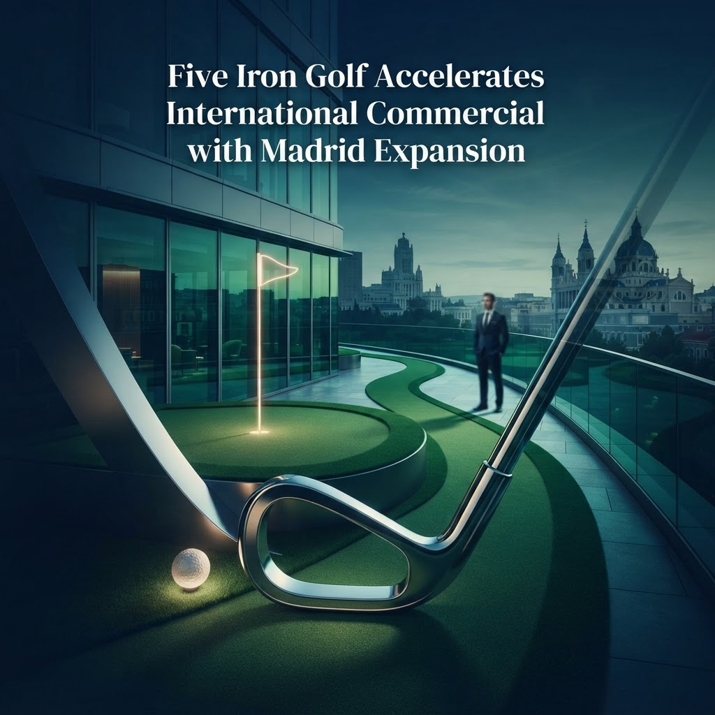 Five Iron Golf Accelerates International Commercial Footprint with Madrid Expansion