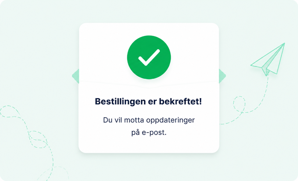 Bekreftet bestilling