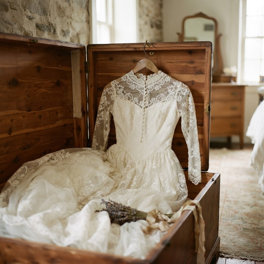 Memorial photo of The Wedding Dress in the Cedar Chest