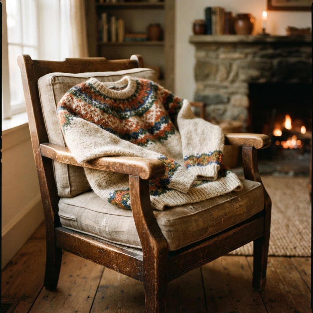 Memorial photo of Grandma's Hand-Knit Sweater