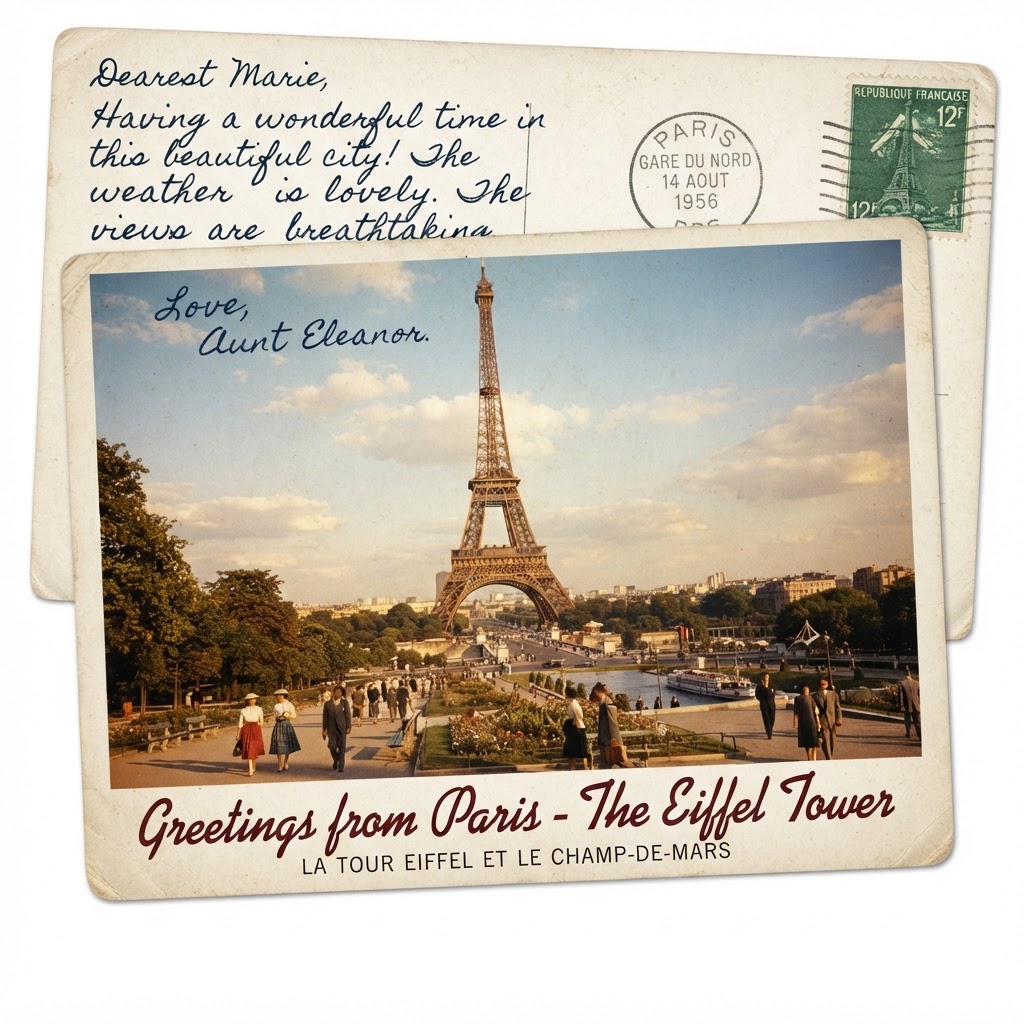 Memorial photo of The Postcard From the Eiffel Tower