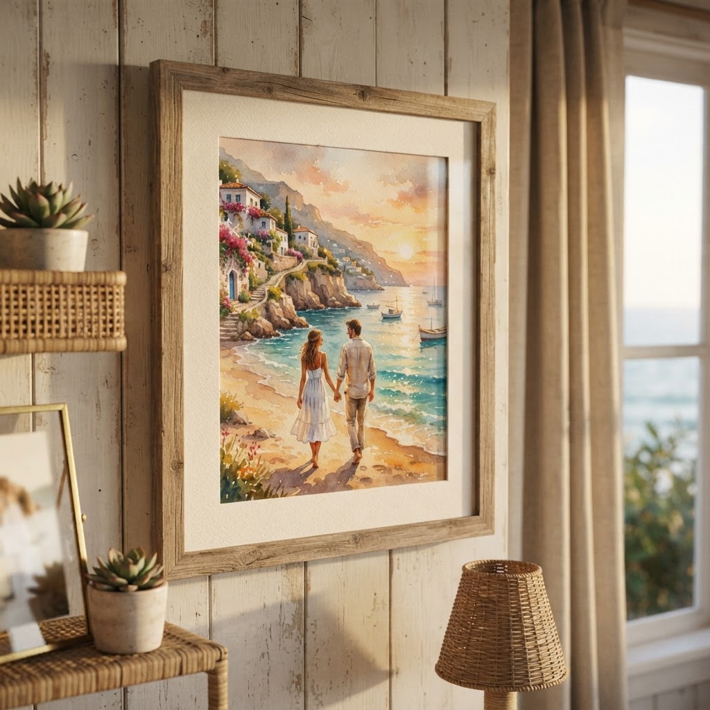 Memorial photo of The Watercolor From Our Honeymoon