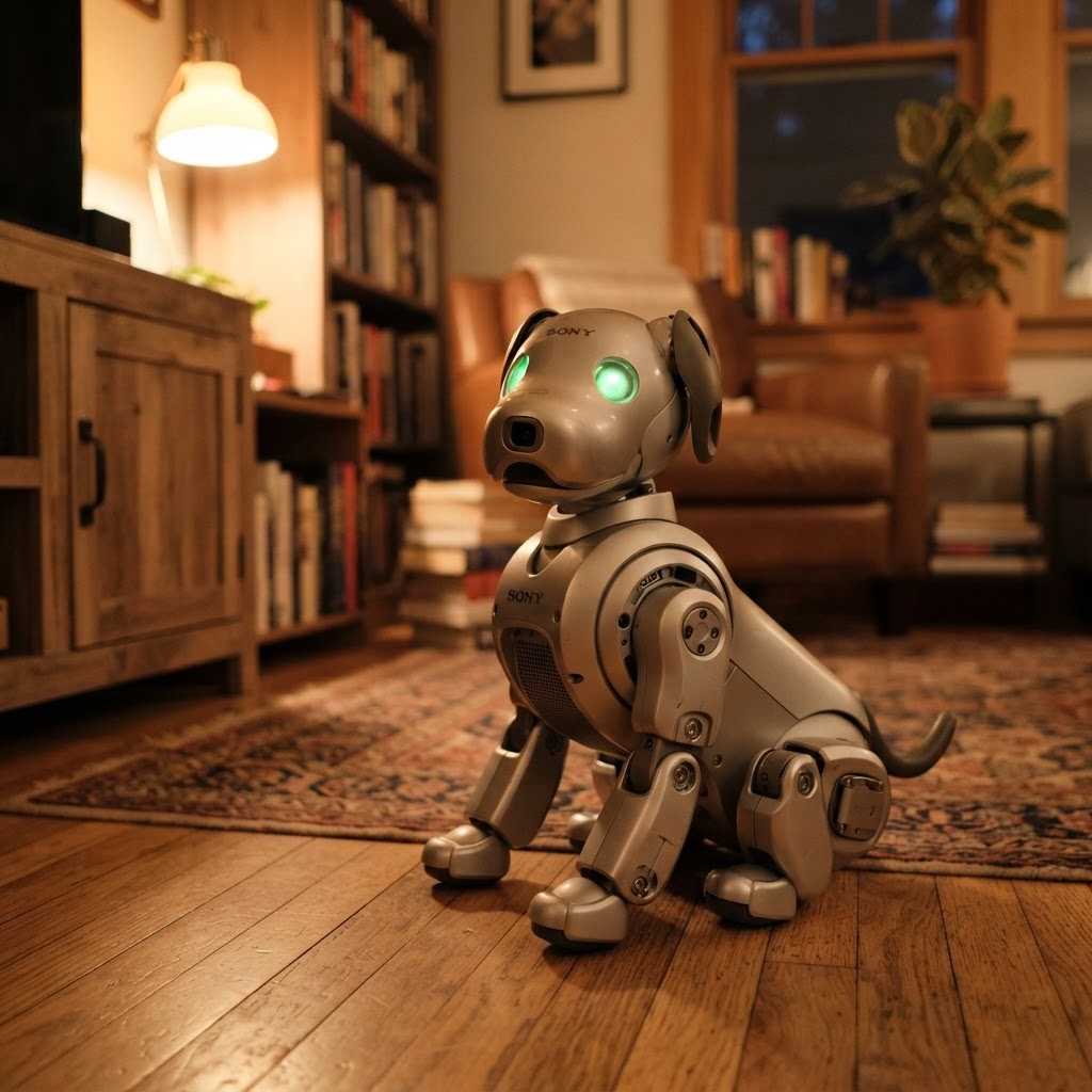 Memorial photo of The AIBO Robot Dog From 2005