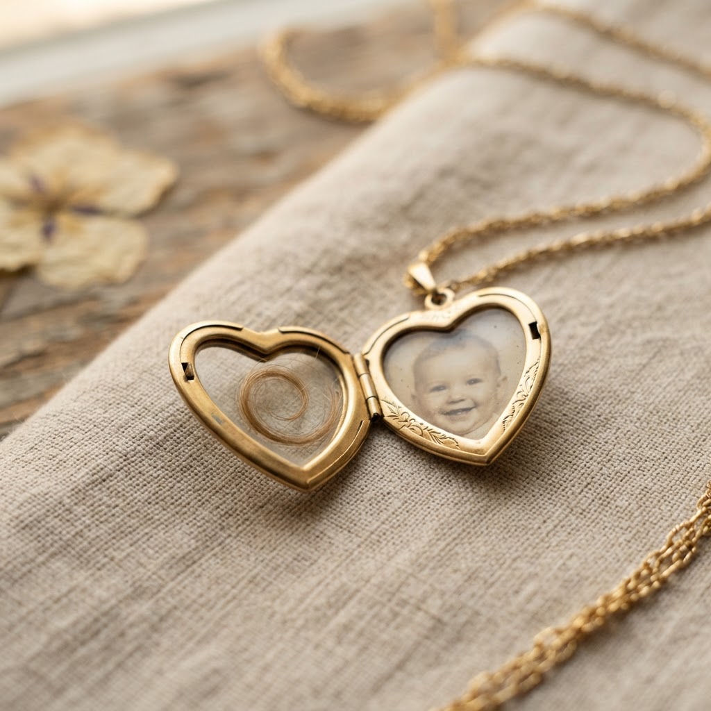Memorial photo of The Locket With the Baby Hair