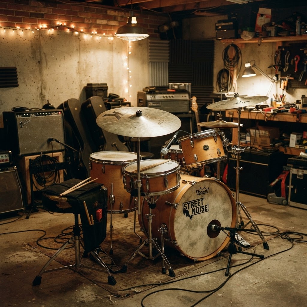 Memorial photo of The Drum Set From the Garage Band