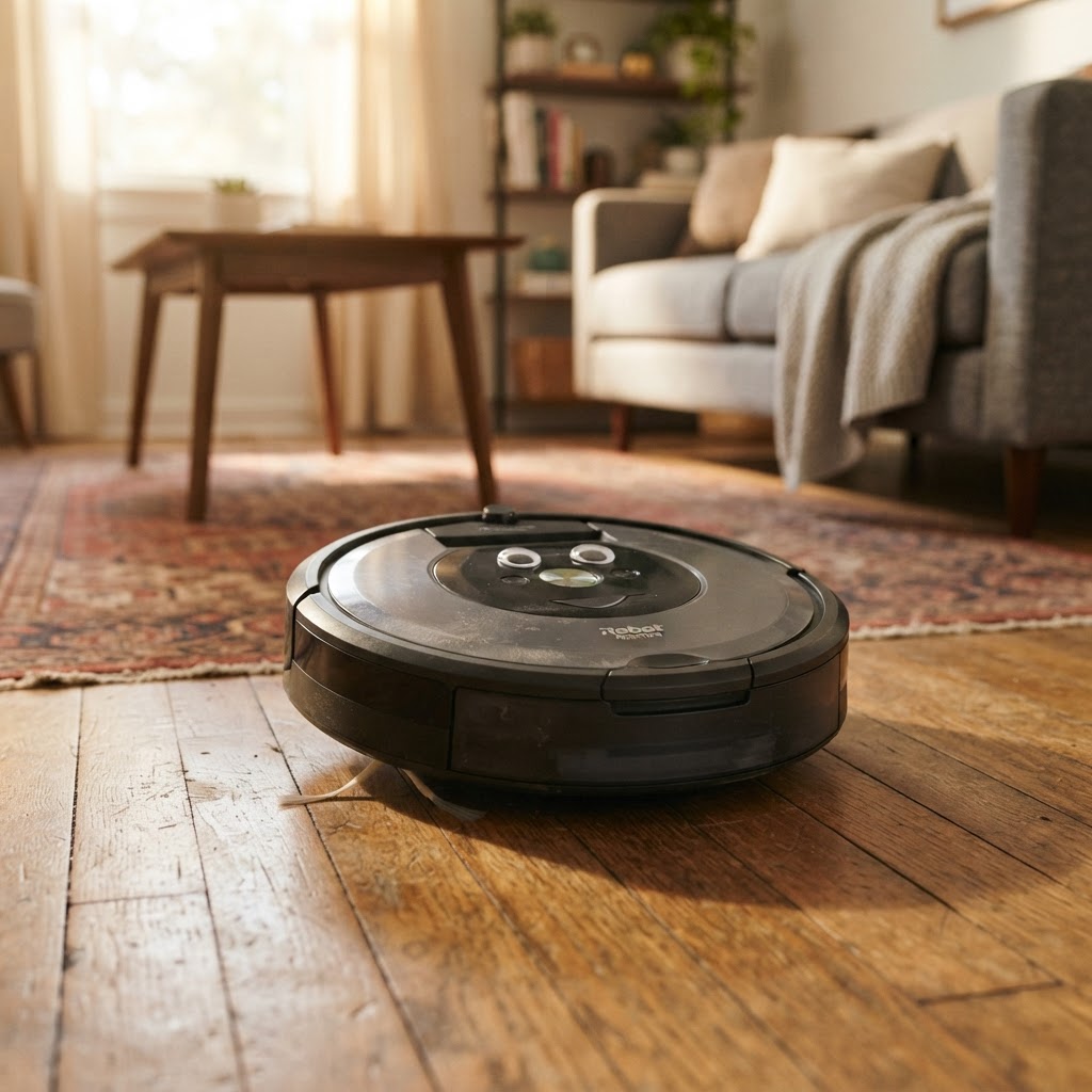 Memorial photo of Biscuit, My Roomba i7