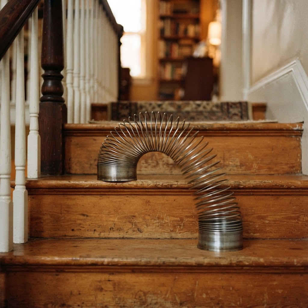 Memorial photo of The Slinky That Walked Down Every Stair