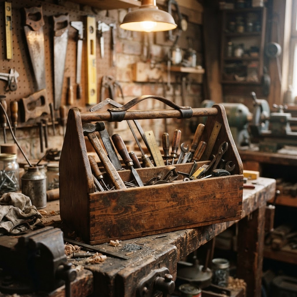 Memorial photo of Grandpa's Wooden Toolbox