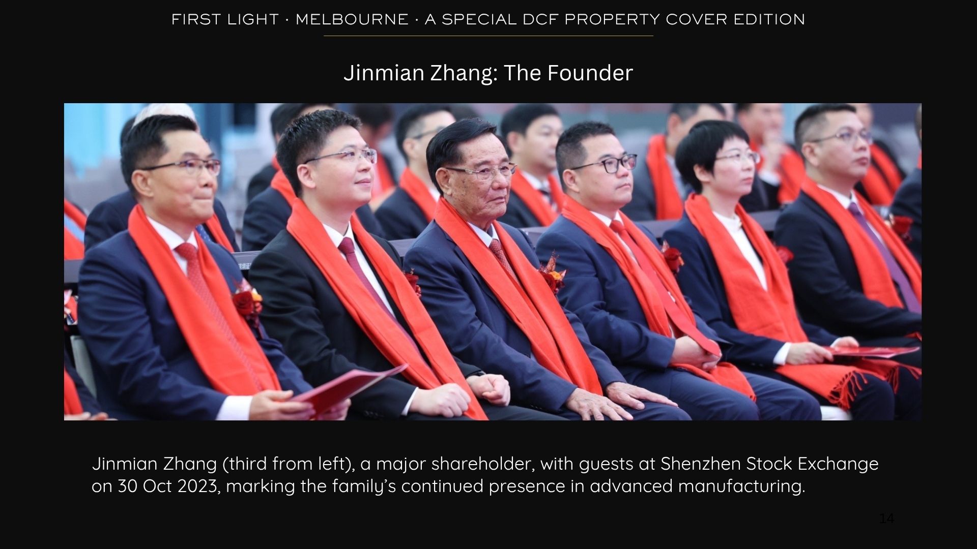 Jinmian Zhang at Shenzhen Stock Exchange