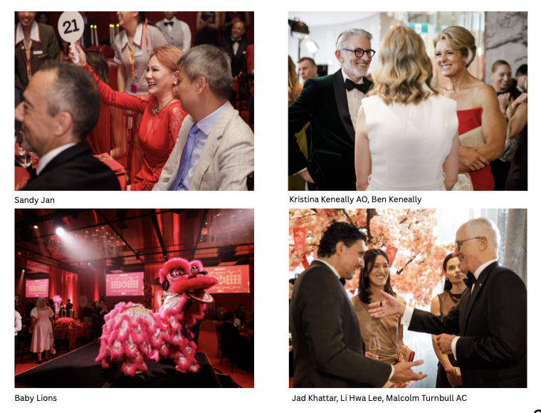 Sandy Jan; Kristina Keneally AO, Ben Keneally; Baby Lions; Jad Khattar, Li Hwa Lee, Malcolm Turnbull AC