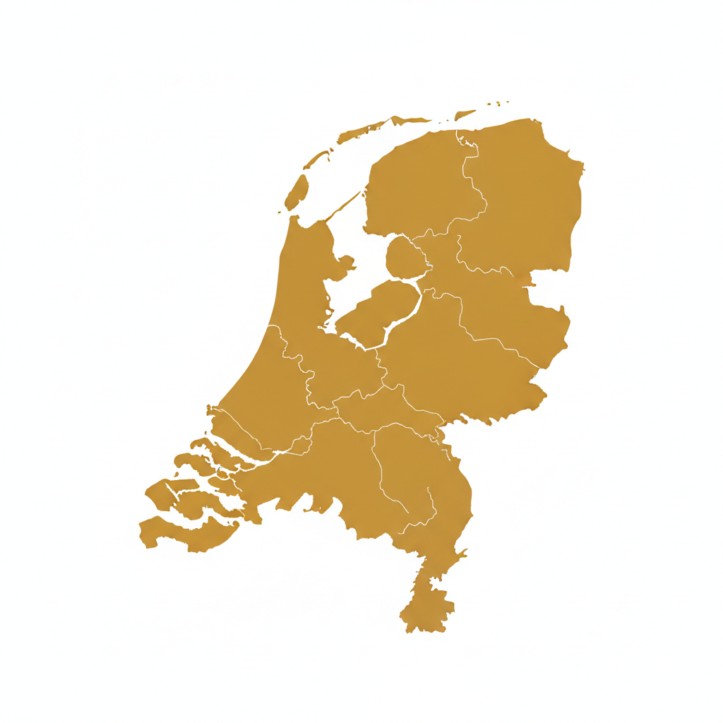 Kaart van Nederland