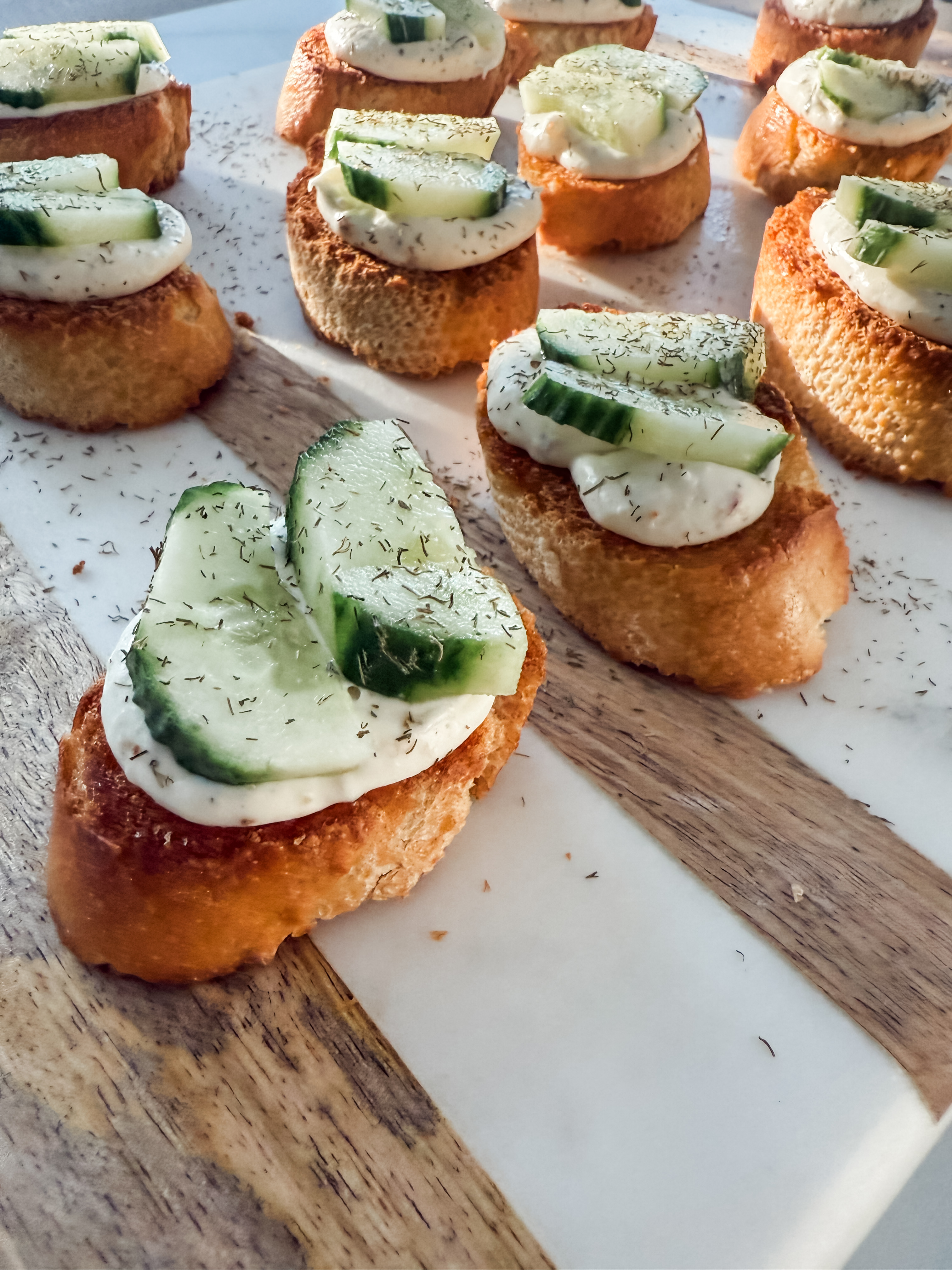Cucumber Toasties