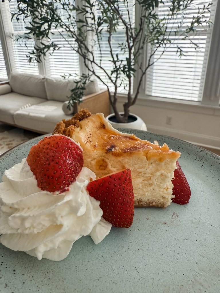 Crème Brûlée Cheesecake slice