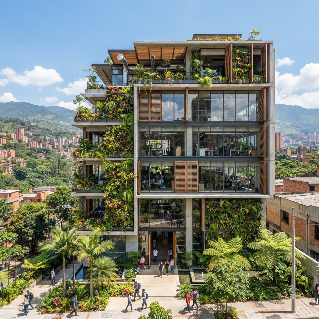 Arquitectura bioclimática en Colombia: Guía de diseño 2026