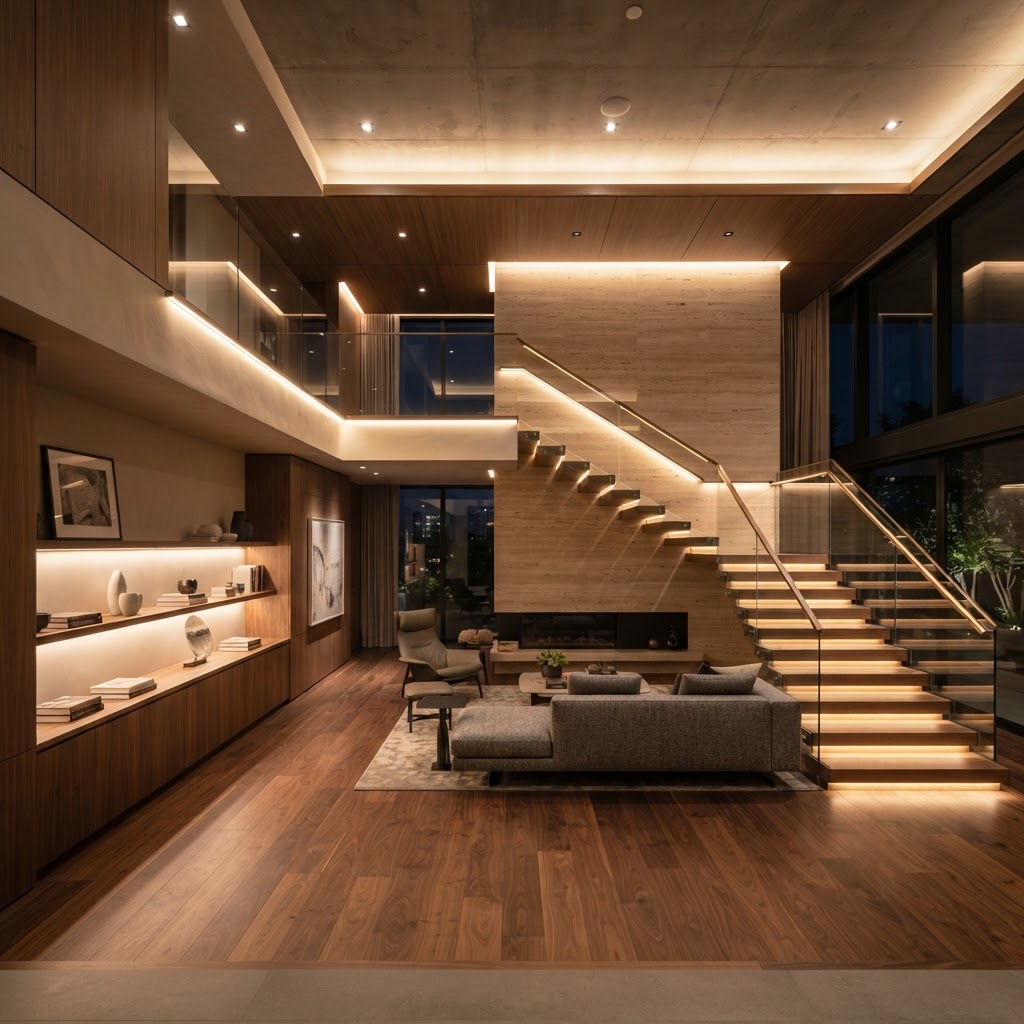 Iluminación integrada en arquitectura: Guía de diseño