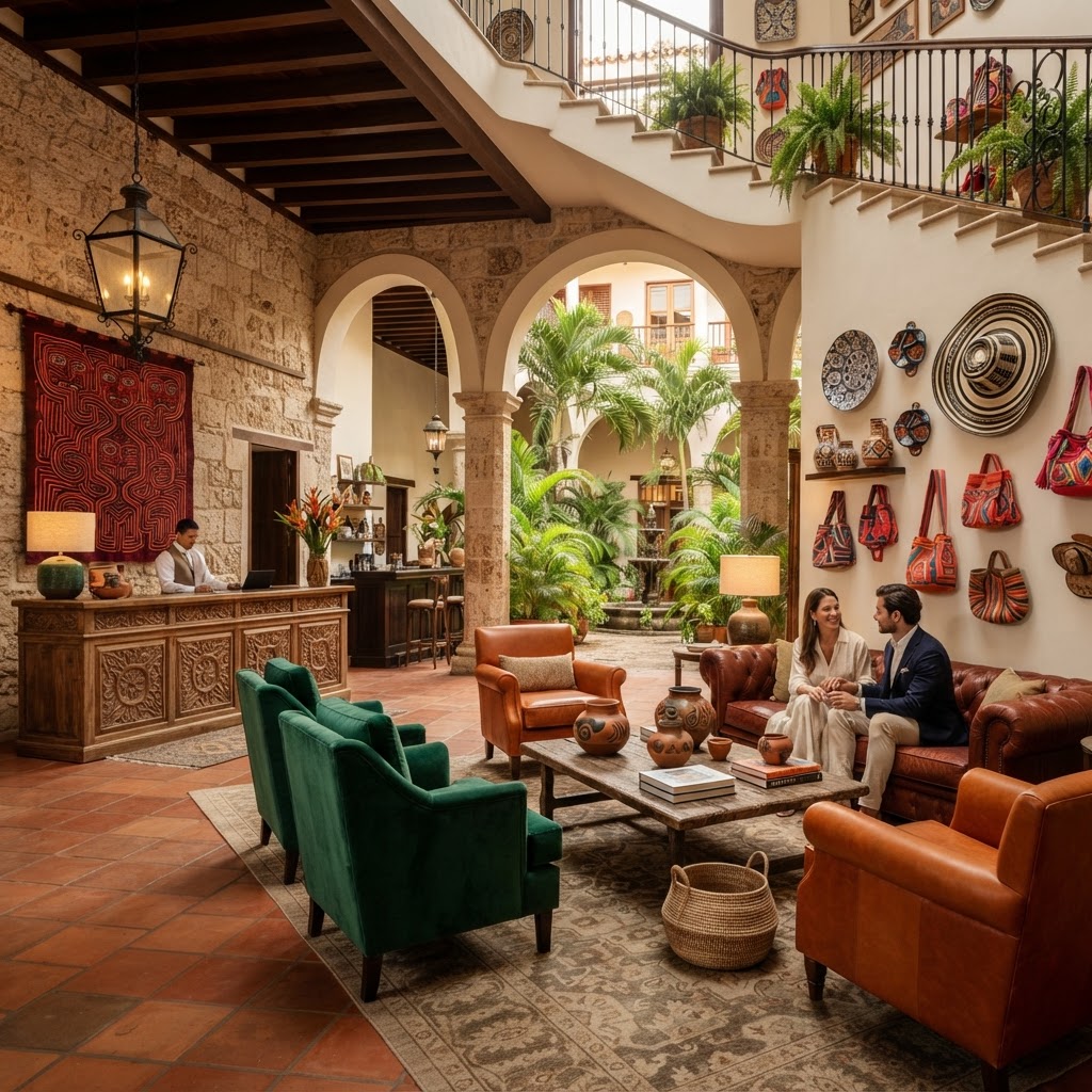 Diseño de interiores para hoteles boutique en Colombia