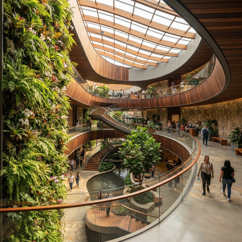 Arquitectura orgánica y diseño biofílico en Colombia 2026
