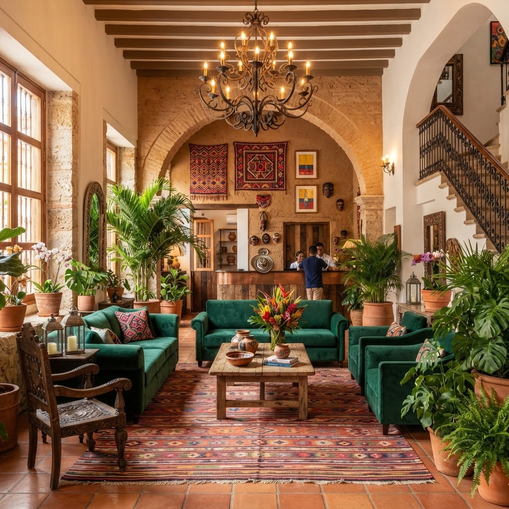 Diseño de interiores para hoteles boutique en Colombia