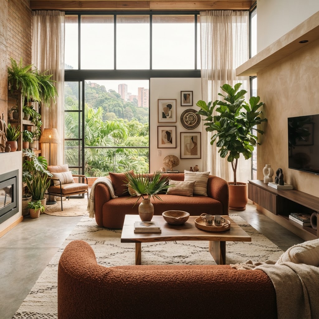 Tendencias de interiorismo 2026 para hogares en Colombia