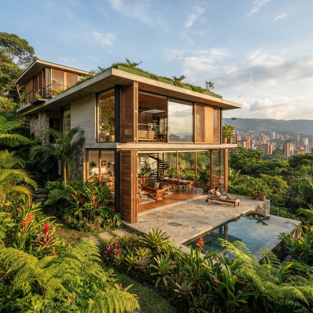Arquitectura bioclimática en Medellín: Confort natural 2026