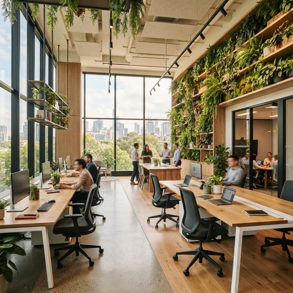 Tendencias de diseño biofílico para espacios de trabajo