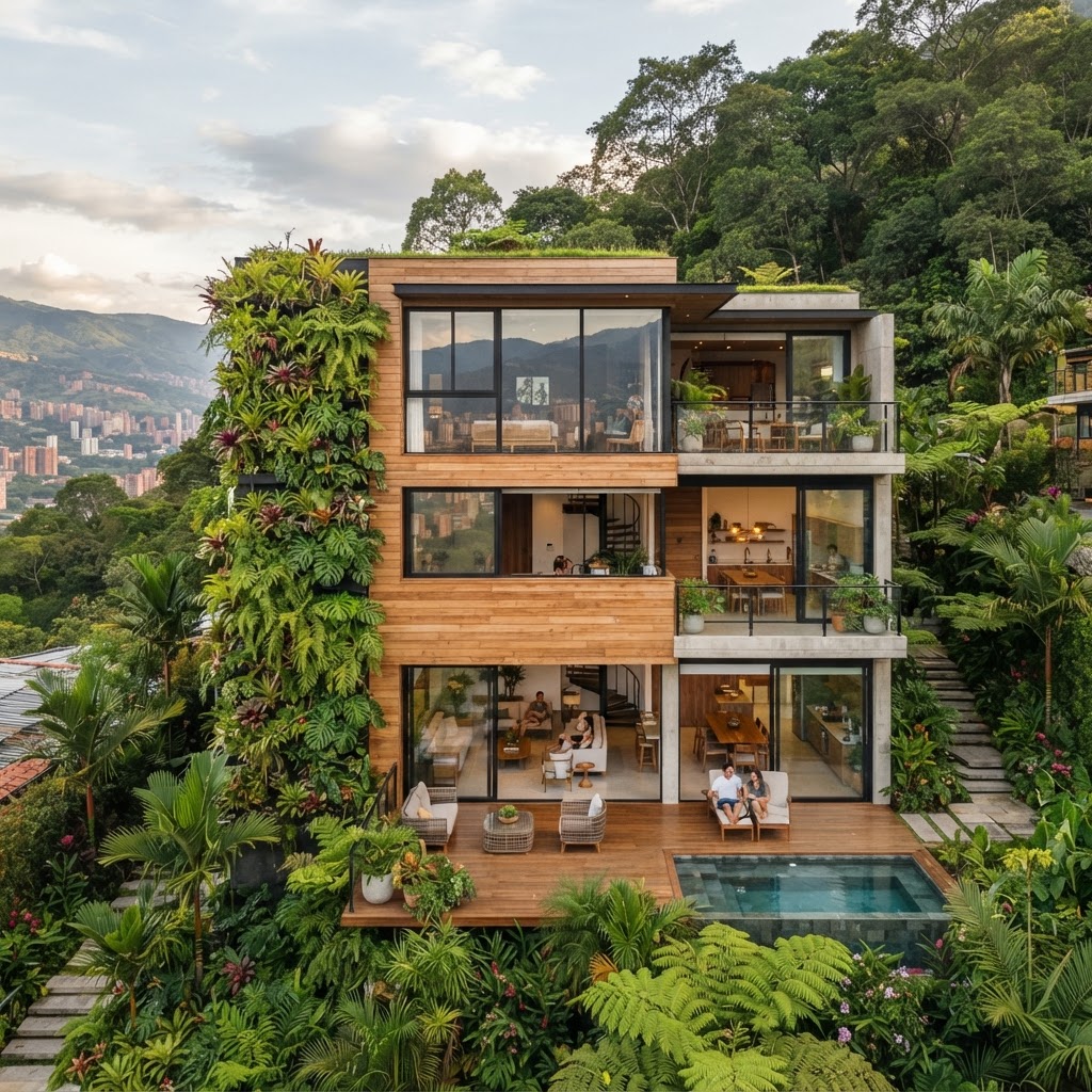 Arquitectura bioclimática en Medellín: confort natural
