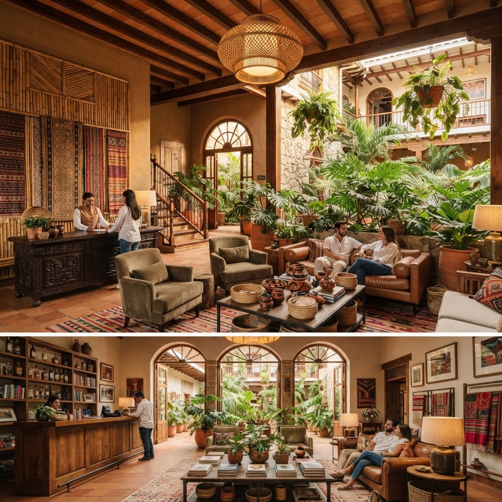 Diseño de interiores para hoteles boutique en Colombia