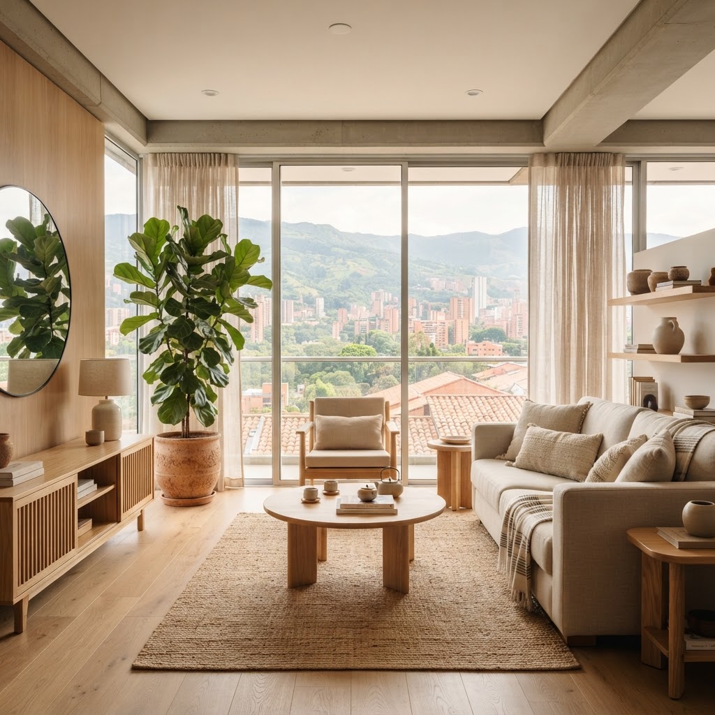 Diseño Japandi en Colombia: Minimalismo y Calidez 2026