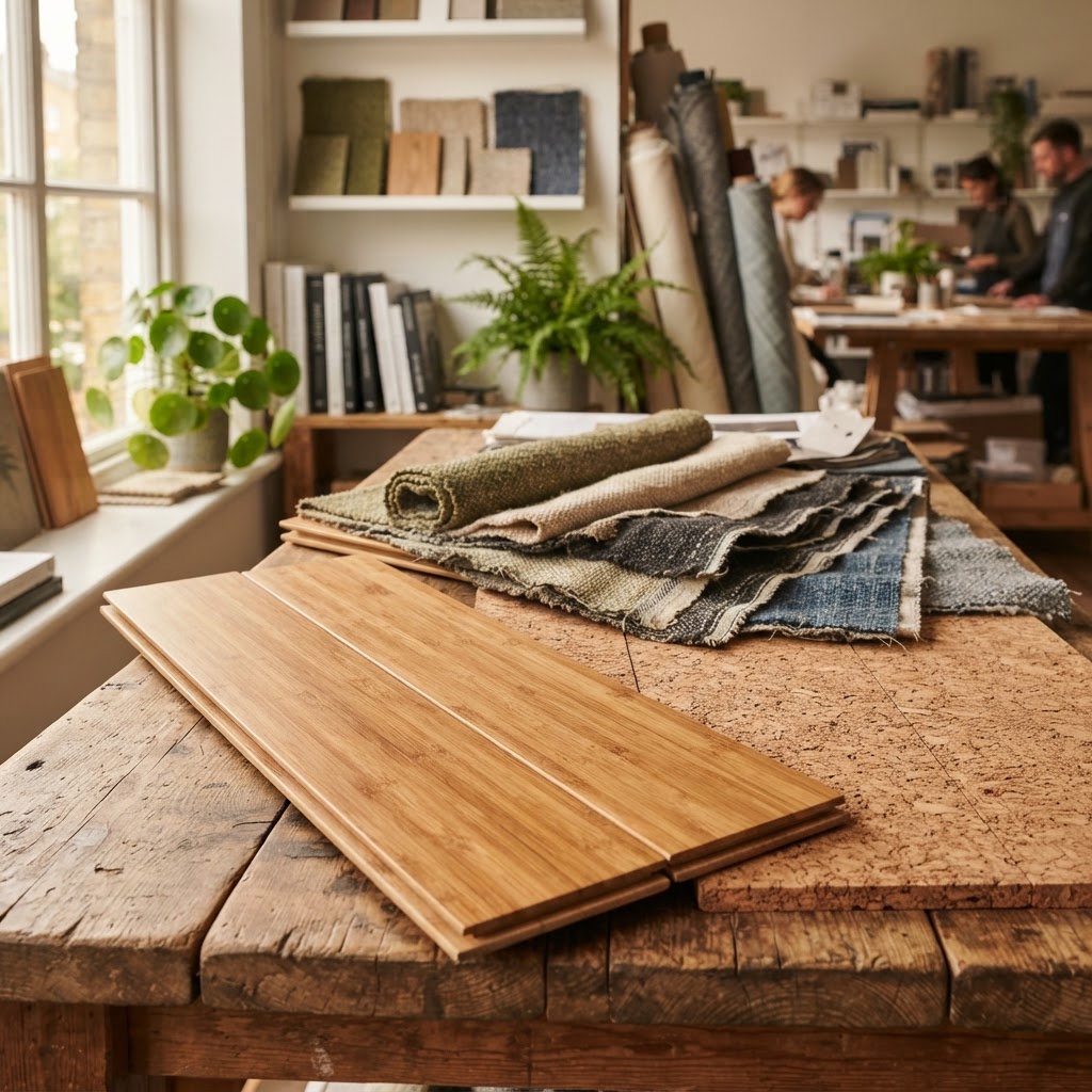 Materiales eco-friendly para interiores modernos