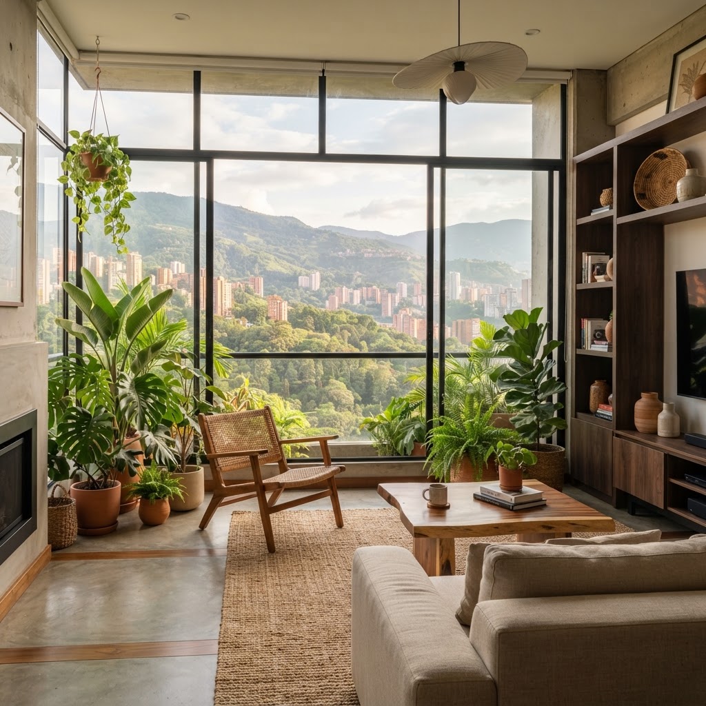 Diseño biofílico en Medellín: Conectando con la naturaleza