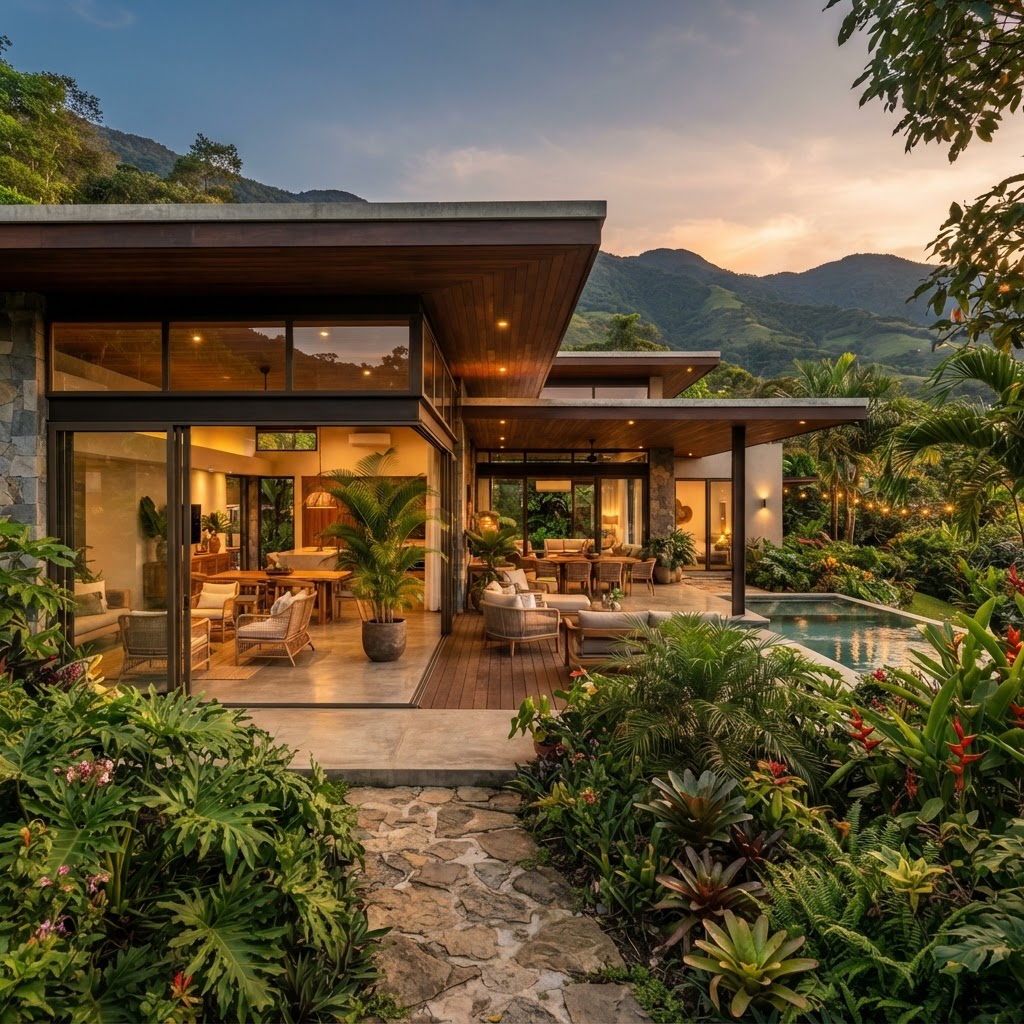 Arquitectura tropical contemporánea en casas: Tendencias