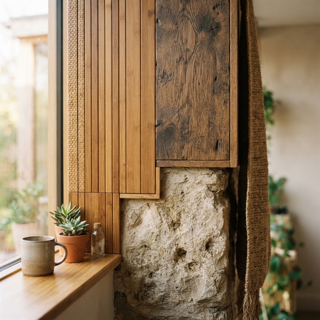 Materiales eco-friendly en el diseño de interiores moderno